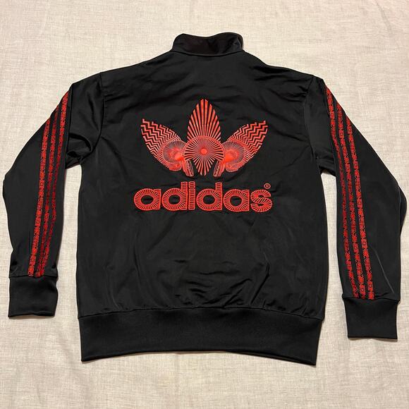 Adidas Originals Oriental Black/Red MEDIUM Track Jacket Zodiac Ram Asian 2014 - Picture 6 of 14